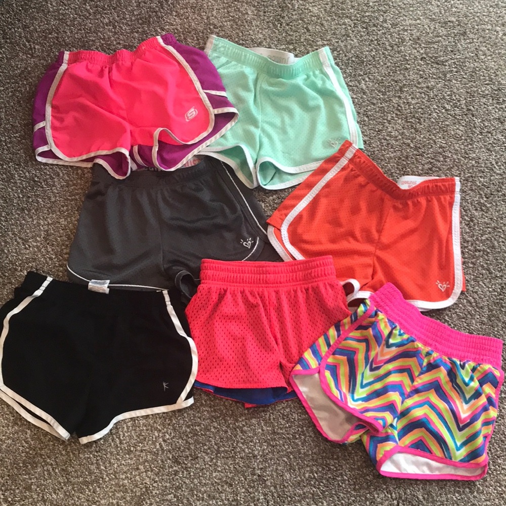 Girls athletic short bundle.  Sizes 7and 8.